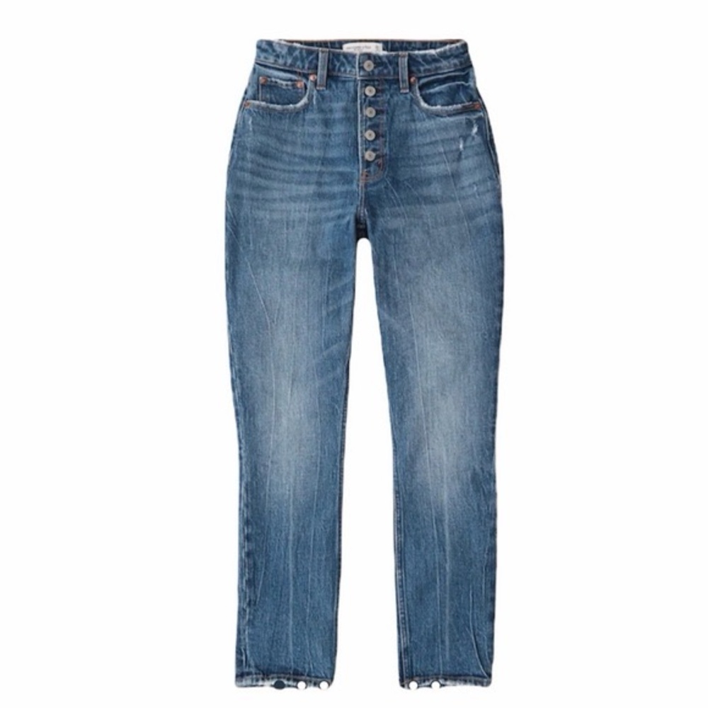 Abercrombie and fitch curve love high rise skinny jeans